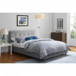 Comfirtable Gray Bed